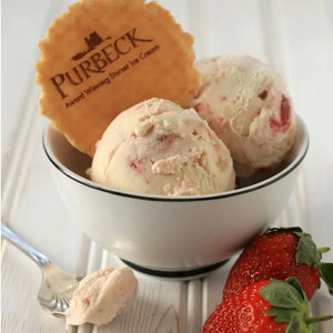 Purbeck Quality Ice Cream - Strawberry  125ml