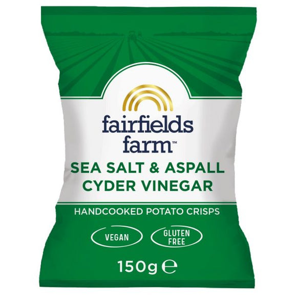 Fairfields Farm Sea Salt & Cyder Vinegar Crisps - 150g