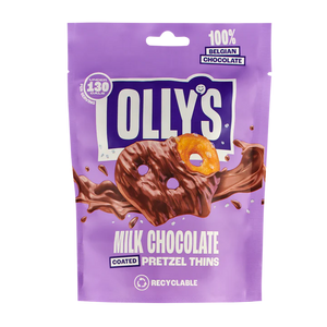 Olly's Milk Chocolate Pretzel Thins - Vegan
