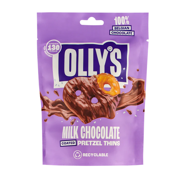 Olly's Milk Chocolate Pretzel Thins - Vegan