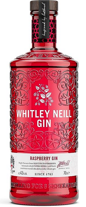Whitley Neill Raspberry Gin 70cl Alcohol Free 0%