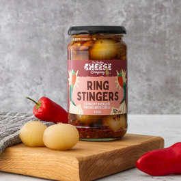 Chuckling! Pickled Onions - Ring Stingers -Extra Hot