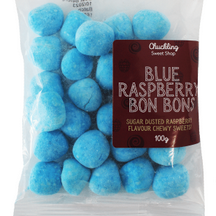 Chuckling Sweets Blue Raspberry Bon Bons 100g