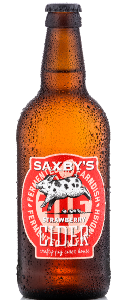 Saxby's Strawberry Cider (Sparkling) 500ml