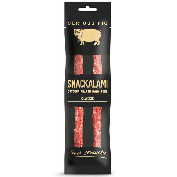 Serious Pig - Snackalami Classic Pork Salami 2 Stick Pack 30g