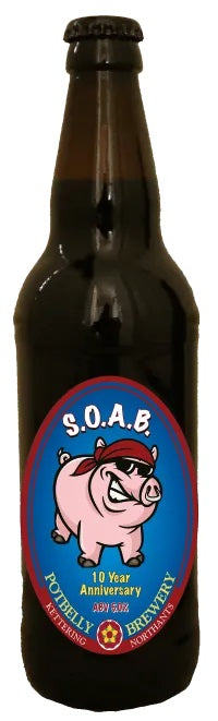 PotBelly Brewery  'S.O.A.B'  500ml 5.0% Dark Chestnut *Local Supplier